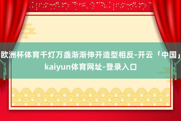 欧洲杯体育千灯万盏渐渐伸开造型相反-开云「中国」kaiyun体育网址-登录入口